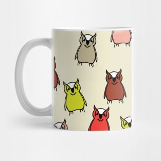 Owl Pattern Mug